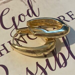 Gold Hoop Earrings